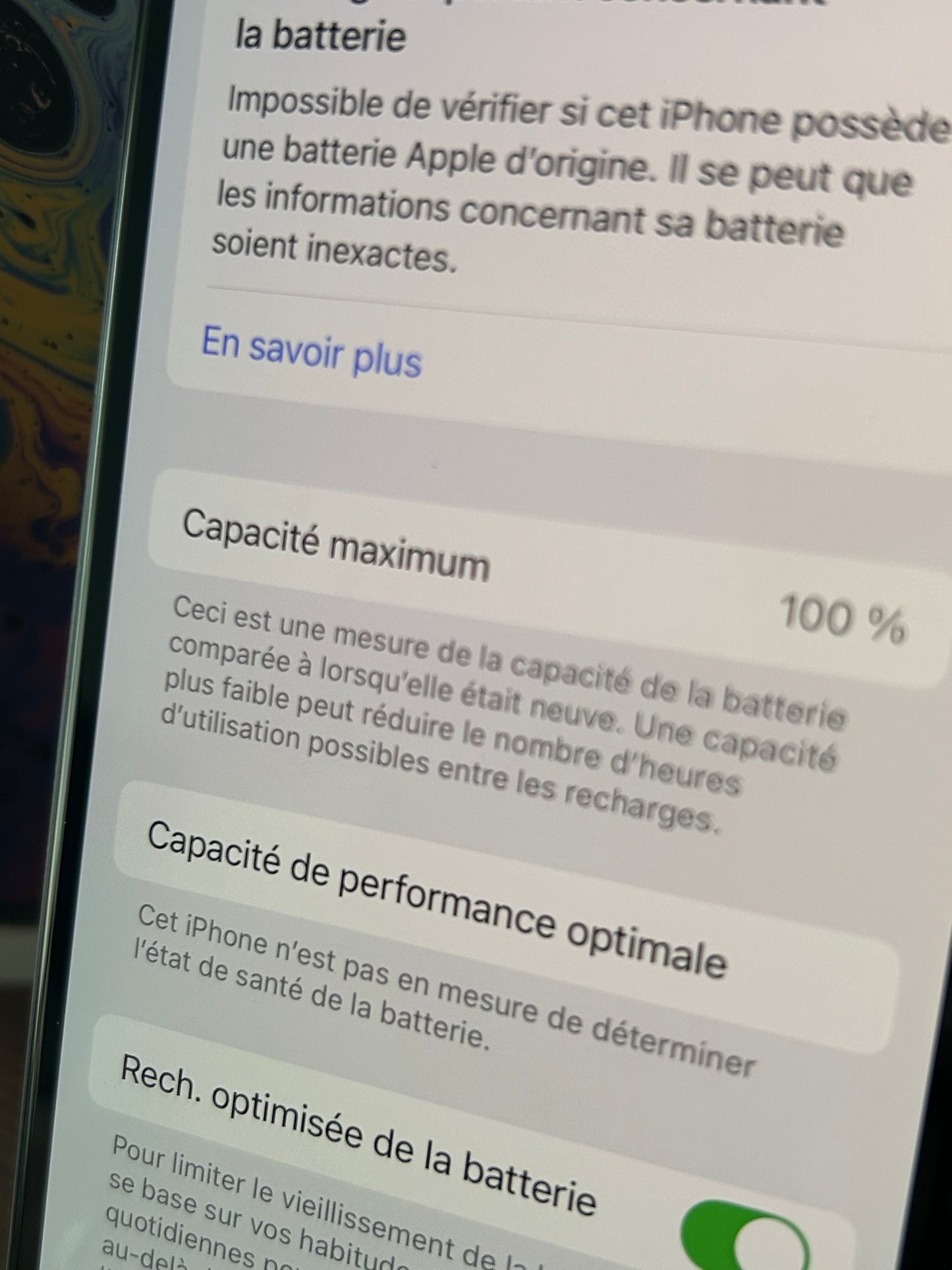 Apple iPhone XS Argent 256 Go – État impeccable, Batterie neuve 100 %, Écran sans rayures – Avec boîte d'origine (Sans chargeur)