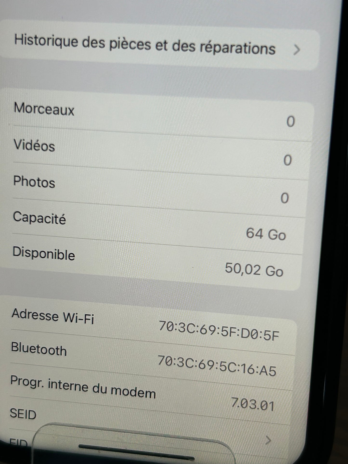 iPhone XR Noir 64 Go – Très bon état, 100 % fonctionnel