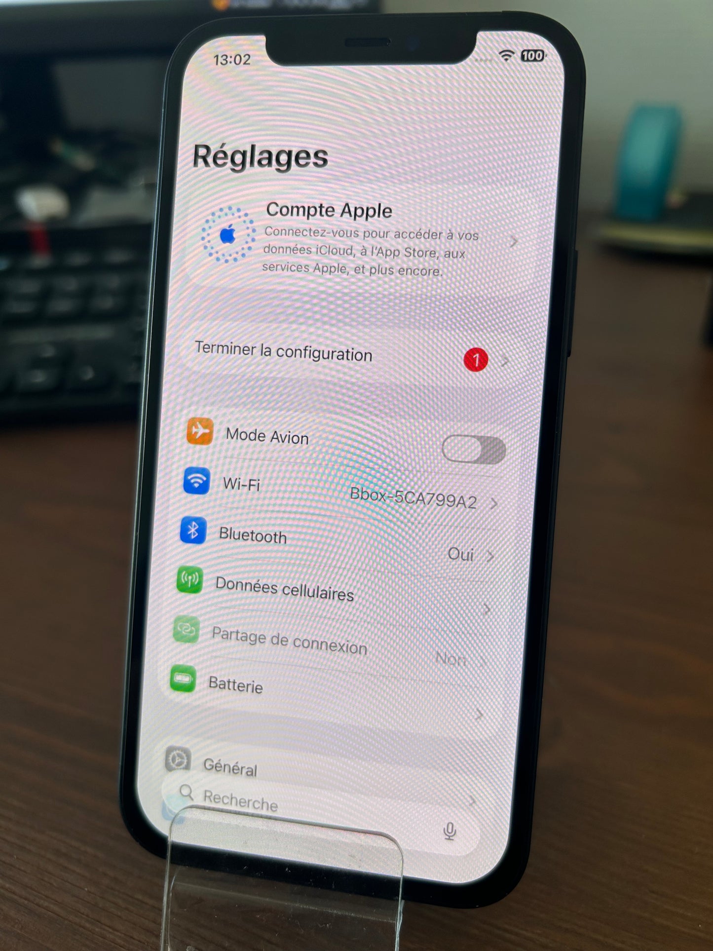 iPhone 12 Noir 128 Go – Très Bon État | Écran Neuf, Batterie Neuve, Débloqué Tout Opérateur