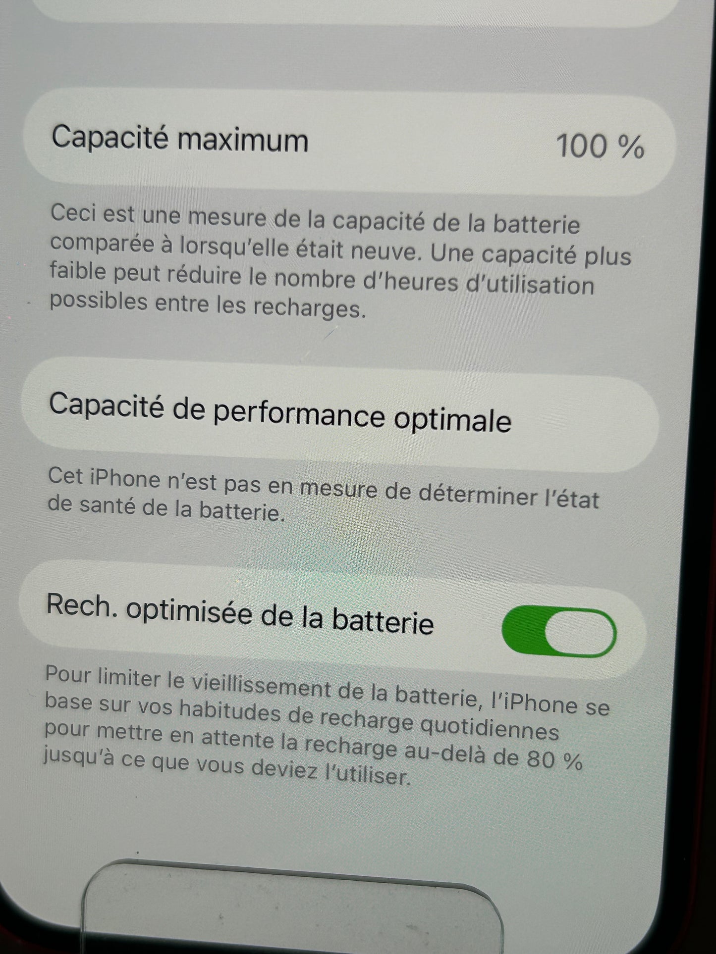 đ± iPhone 12 Rouge (Product RED) â TrĂšs Bon Ătat GĂ©nĂ©ral