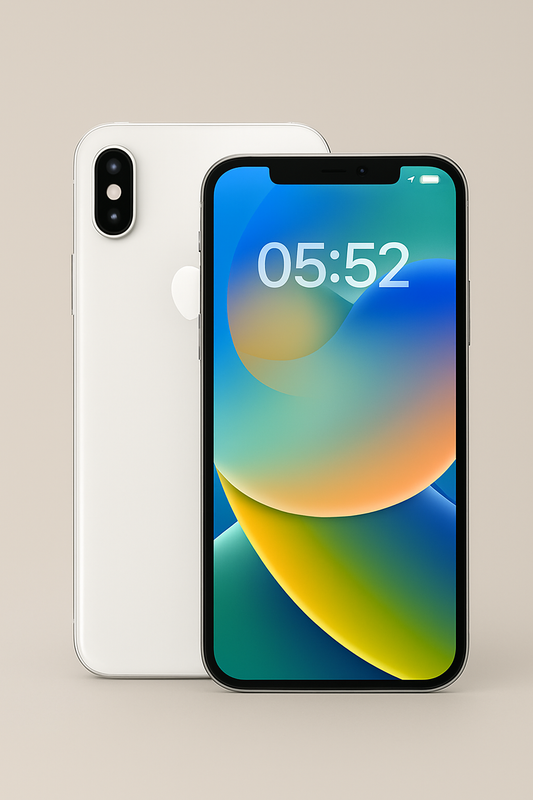 iPhone X Argent 256 Go – Très Bon État, Batterie Neuve, Débloqué, Boîte d’Origine