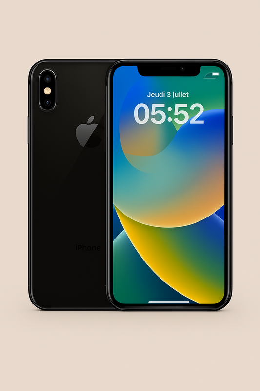 📱 iPhone X Gris Sidéral – 256 Go – Très Bon État Général
