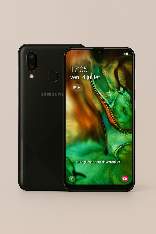 📱 Samsung Galaxy A20e Noir – 32 Go | Batterie neuve | Écran impeccable