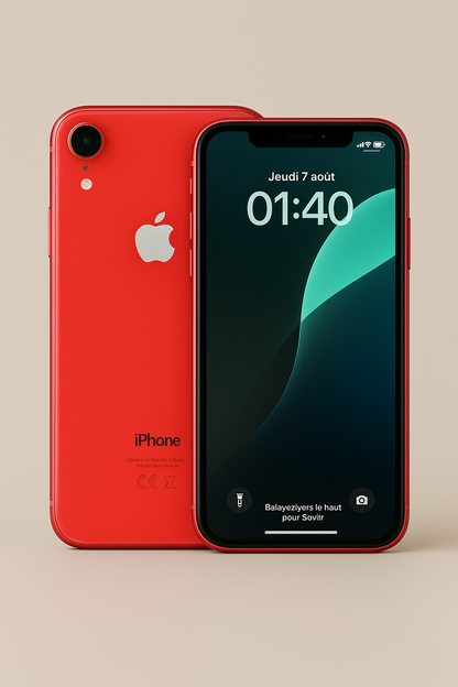 iPhone XR Corail 128 Go – Bon état, 100 % fonctionnel