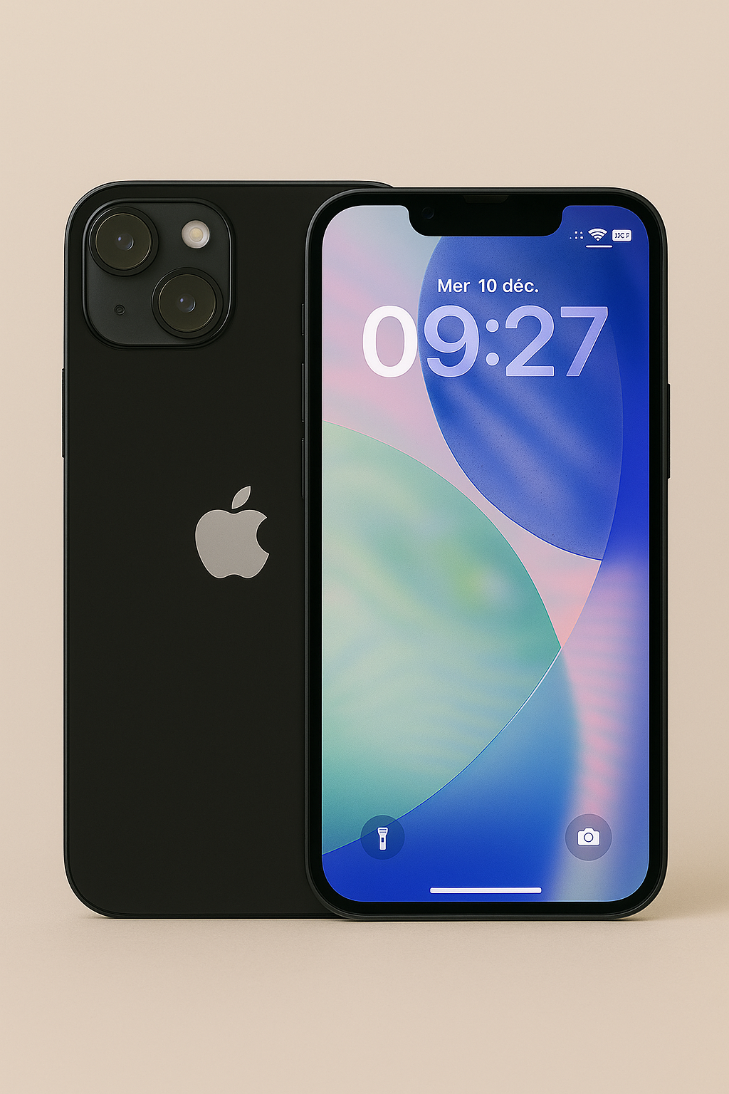 iPhone 13 Noir 128 Go – Très Bon État | Débloqué, Batterie Neuve, Boîte d’Origine**