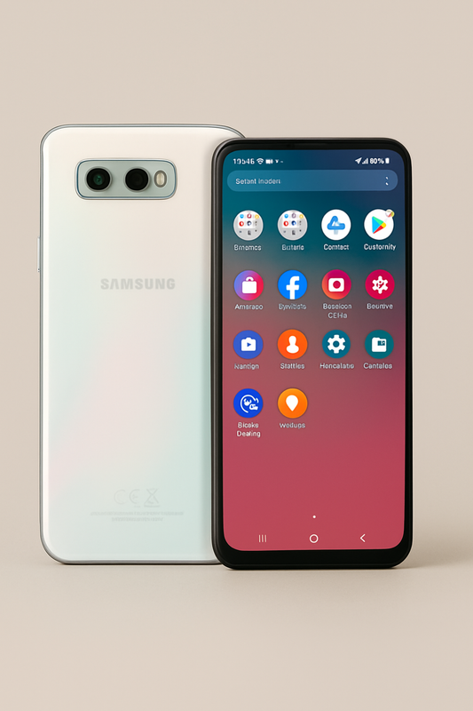 Samsung Galaxy S10e Blanc 128 Go – Très Bon État, Débloqué, Écran Impeccable, Compte Google Supprimé