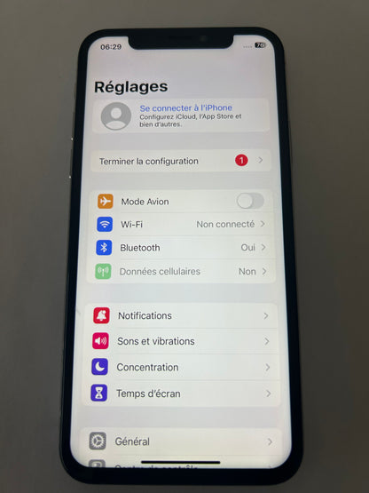 📱 iPhone X Argent