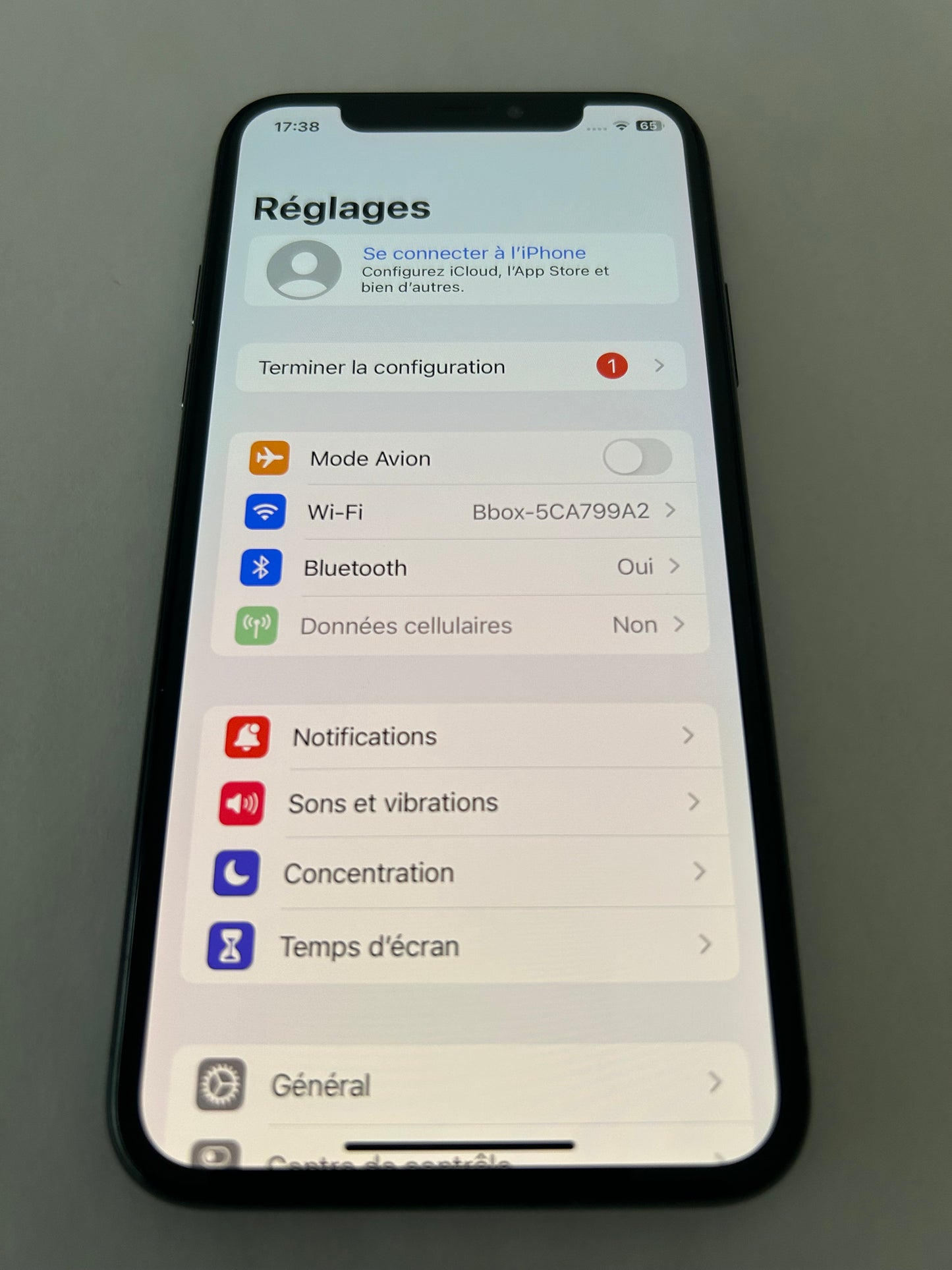 📱 iPhone X Gris Sidéral-Bon état