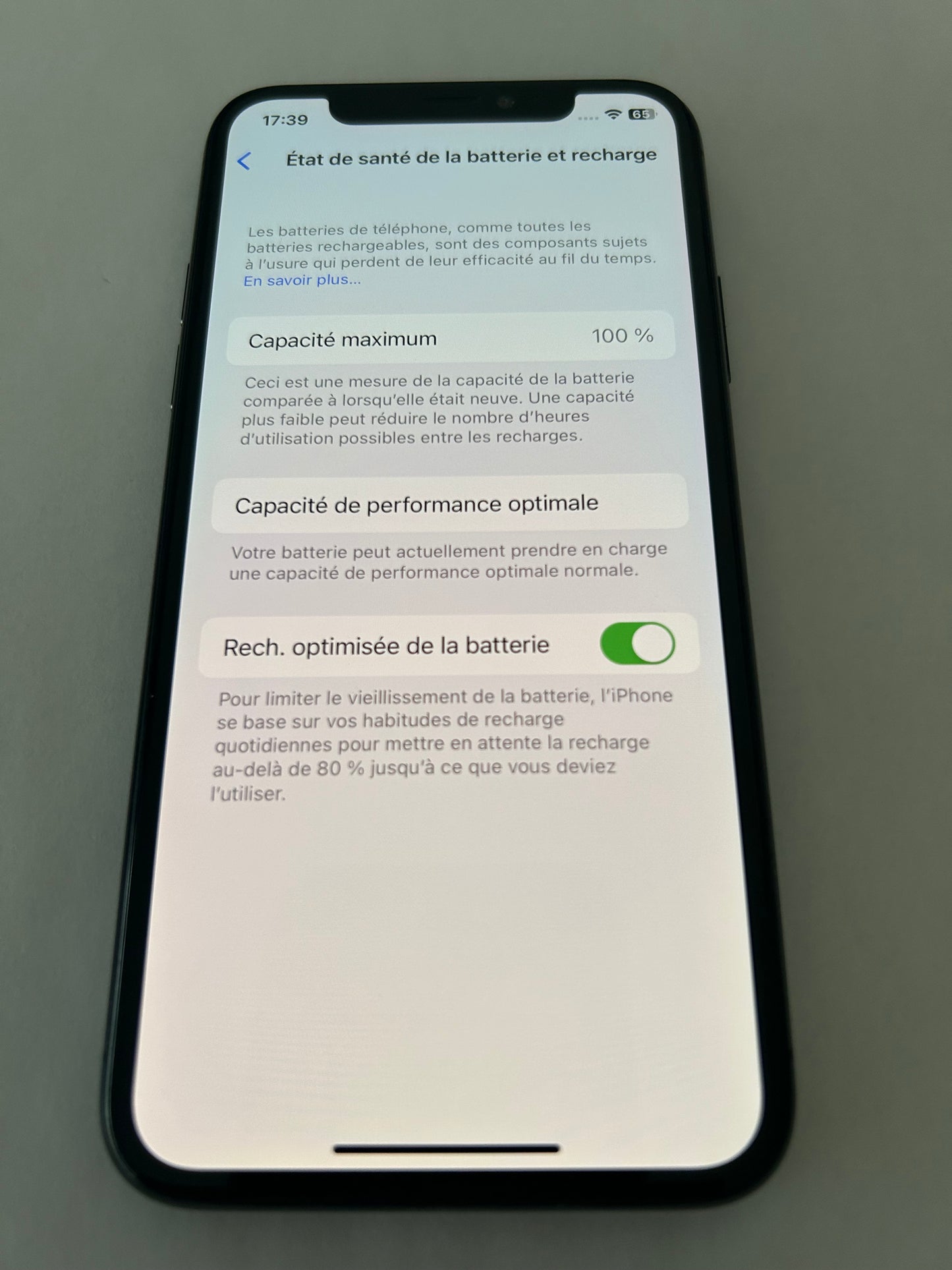 📱 iPhone X Gris Sidéral-Bon état