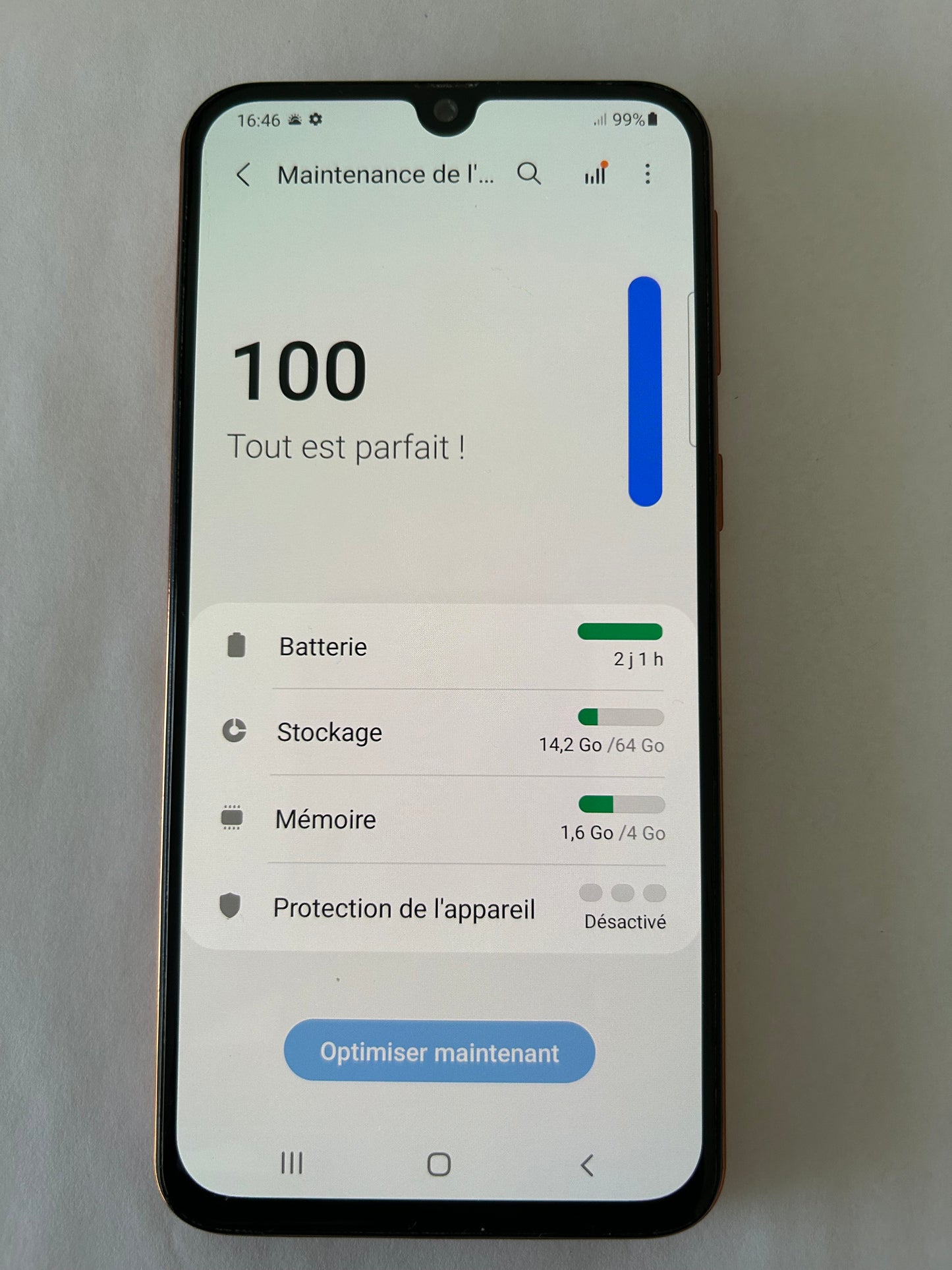 📱 Samsung Galaxy A40 Or - 64 Go - Écran Impeccable - Batterie Neuve