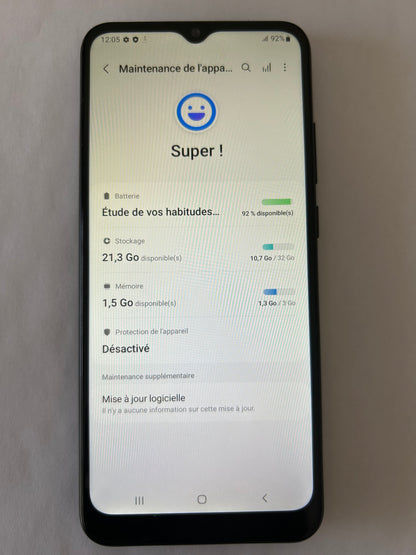 📱 Samsung Galaxy A02s - Noir - 32 Go - Batterie Neuve - Écran Impeccable