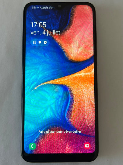 📱 Samsung Galaxy A20e Noir – 32 Go | Batterie neuve | Écran impeccable