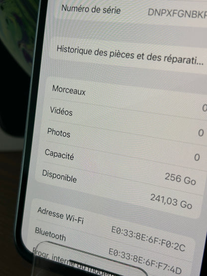 📱 iPhone XS 256 Go Gris Sidéral – État Impeccable | Écran Parfait | Batterie Neuve 100% | Avec Boîte d’Origine