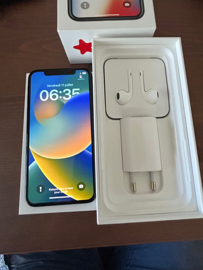 📱 iPhone XS 256 Go Gris Sidéral – État bon état | Batterie Neuve 100% | Avec Boîte d’Origine