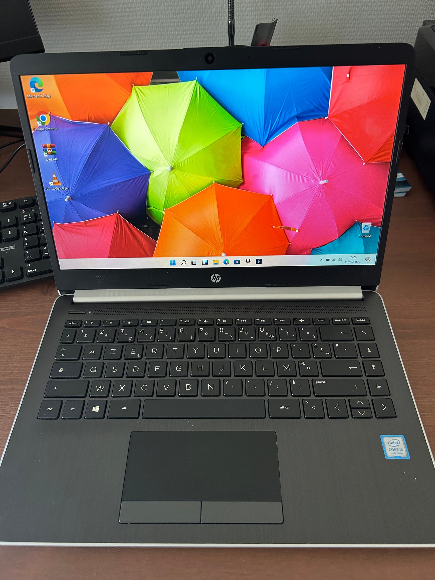 PC Portable HP 14-cf0034nf - Intel Core i5 8250U | 8Go RAM + 16Go Optane | 1To SSD | 14" | Windows 11 | Très Propre | Alim Incluse