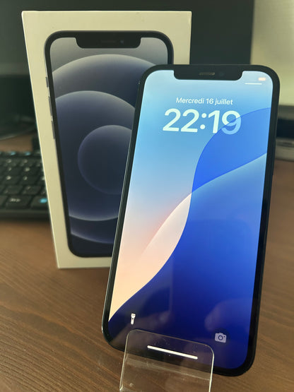 iPhone 12 Noir 128 Go – Bon État |