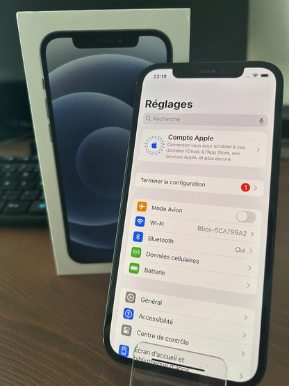 iPhone 12 Noir 128 Go – Bon État |