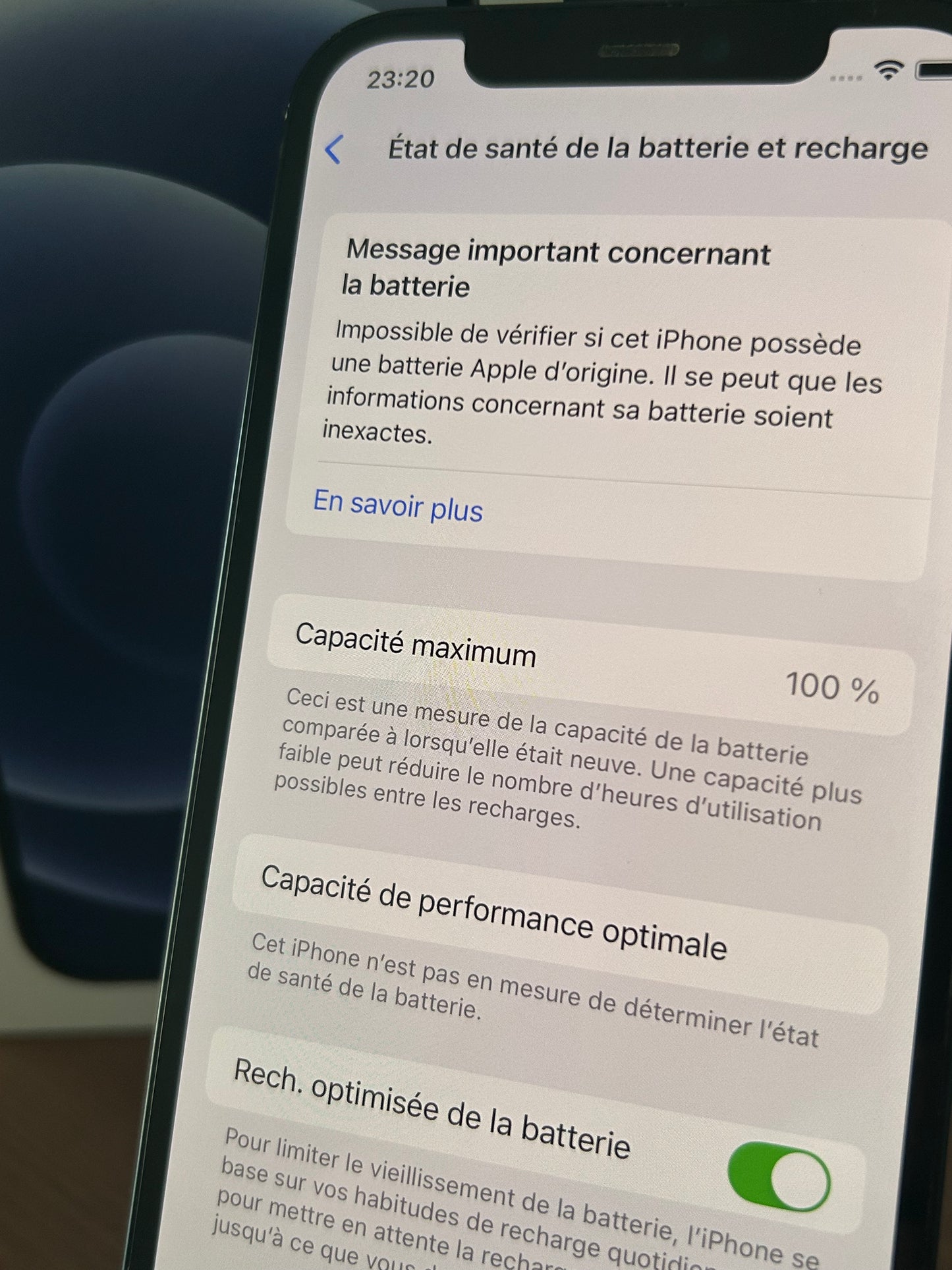iPhone 12 Noir 128 Go – Bon État |