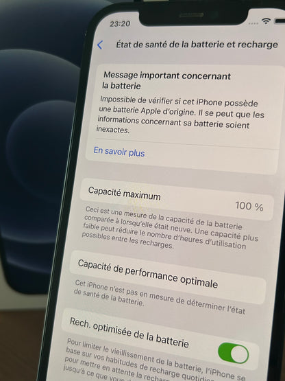 iPhone 12 Noir 128 Go – Bon État |