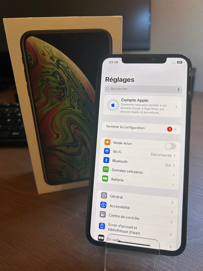 📱 iPhone XS Max 256 Go – Gris Sidéral – Très Bon État