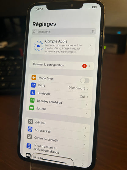 iPhone XS Max Argent 256 Go – Batterie Neuve 100% | Écran Impeccable | Débloqué | Sans Boîte