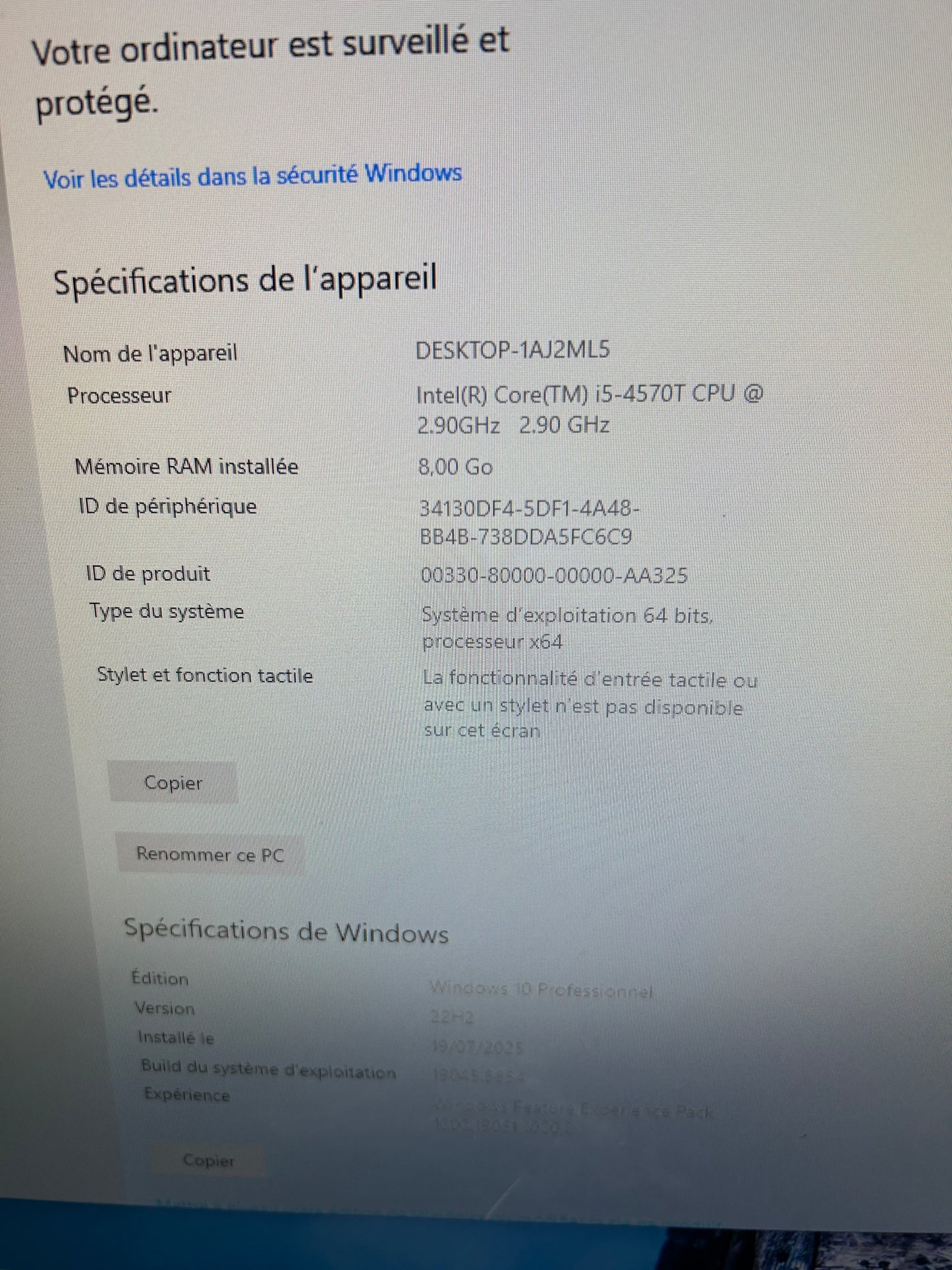 💻 PC Lenovo ThinkCentre 10AX-S3N500 – Mini Tour Compacte et Performante