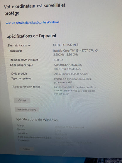 💻 PC Lenovo ThinkCentre 10AX-S3N500 – Mini Tour Compacte et Performante