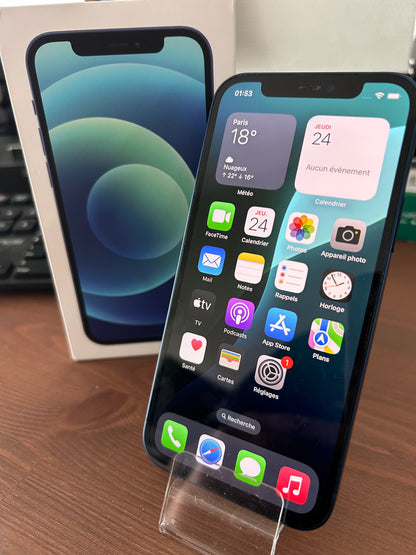 📱 iPhone 12 Bleu – 128 Go – Très Bon État