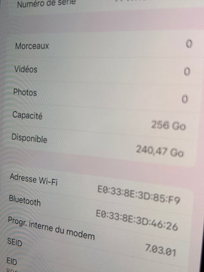 📱 iPhone XS Max – 256 Go – Très Bon État