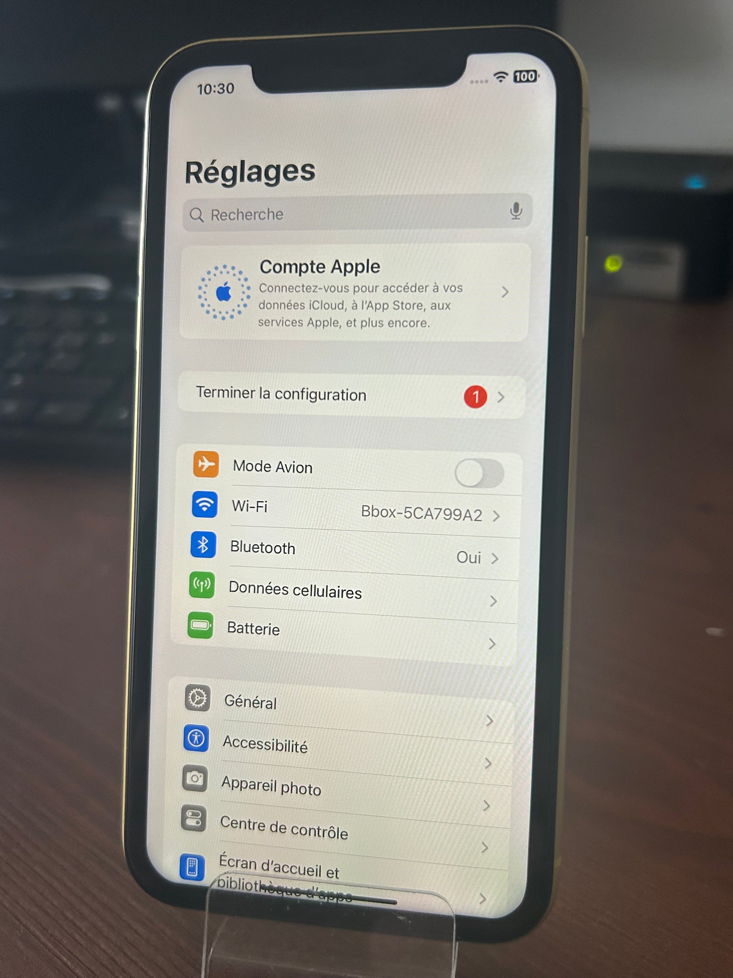 iPhone 11  Jaune 128 Go – Très Bon État, Batterie Neuve, Débloqué, iCloud Supprimé