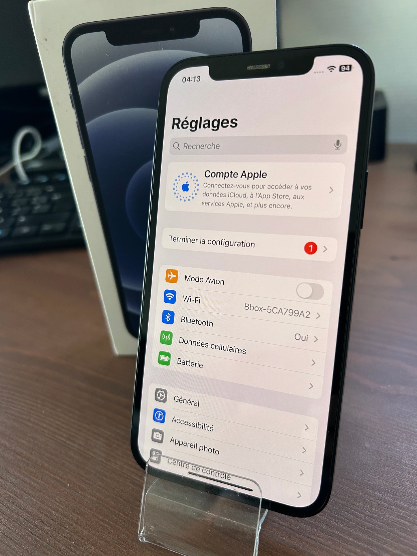 iPhone 12 Noir 128 Go – Très Bon État | Batterie Neuve, Débloqué Tout Opérateur