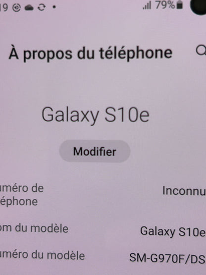 📱 Samsung Galaxy S10e 128 Go – Très Bon État