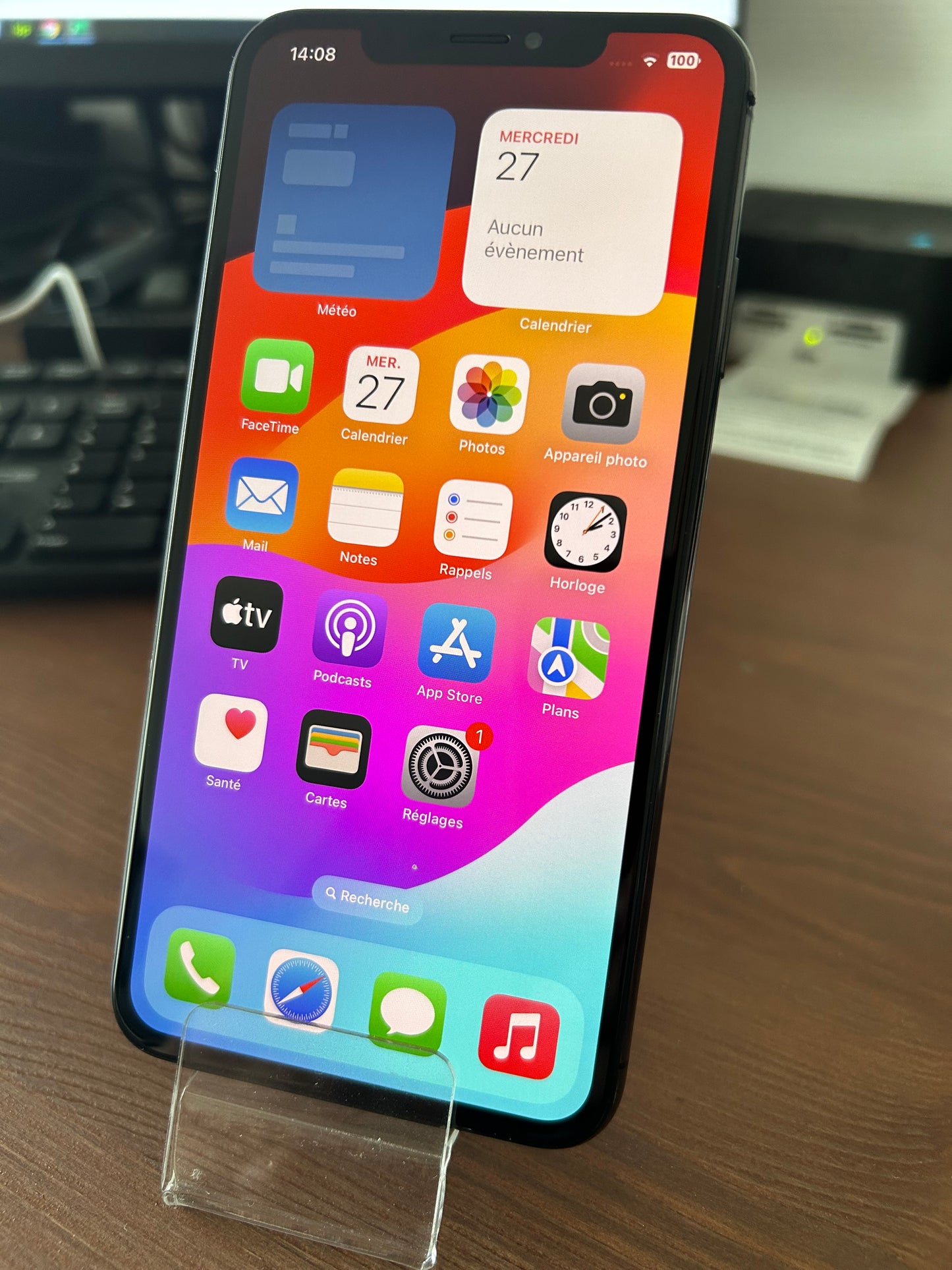 iPhone XS Max Gris Sidéral 64 Go – Très Bon État, Débloqué, Batterie 100 %, iCloud Supprimé