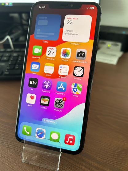 iPhone XS Max Gris Sidéral 64 Go – Très Bon État, Débloqué, Batterie 100 %, iCloud Supprimé