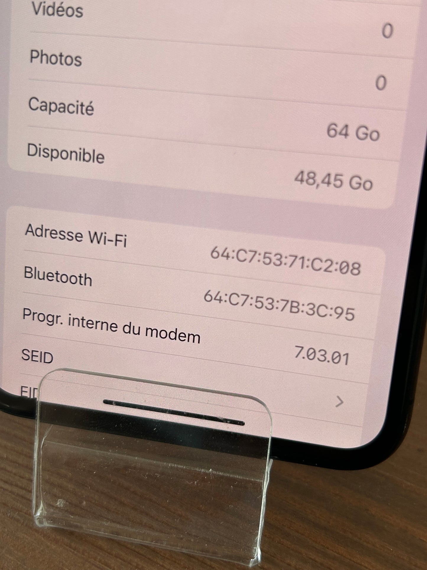iPhone XS Max Gris Sidéral 64 Go – Très Bon État, Débloqué, Batterie 100 %, iCloud Supprimé