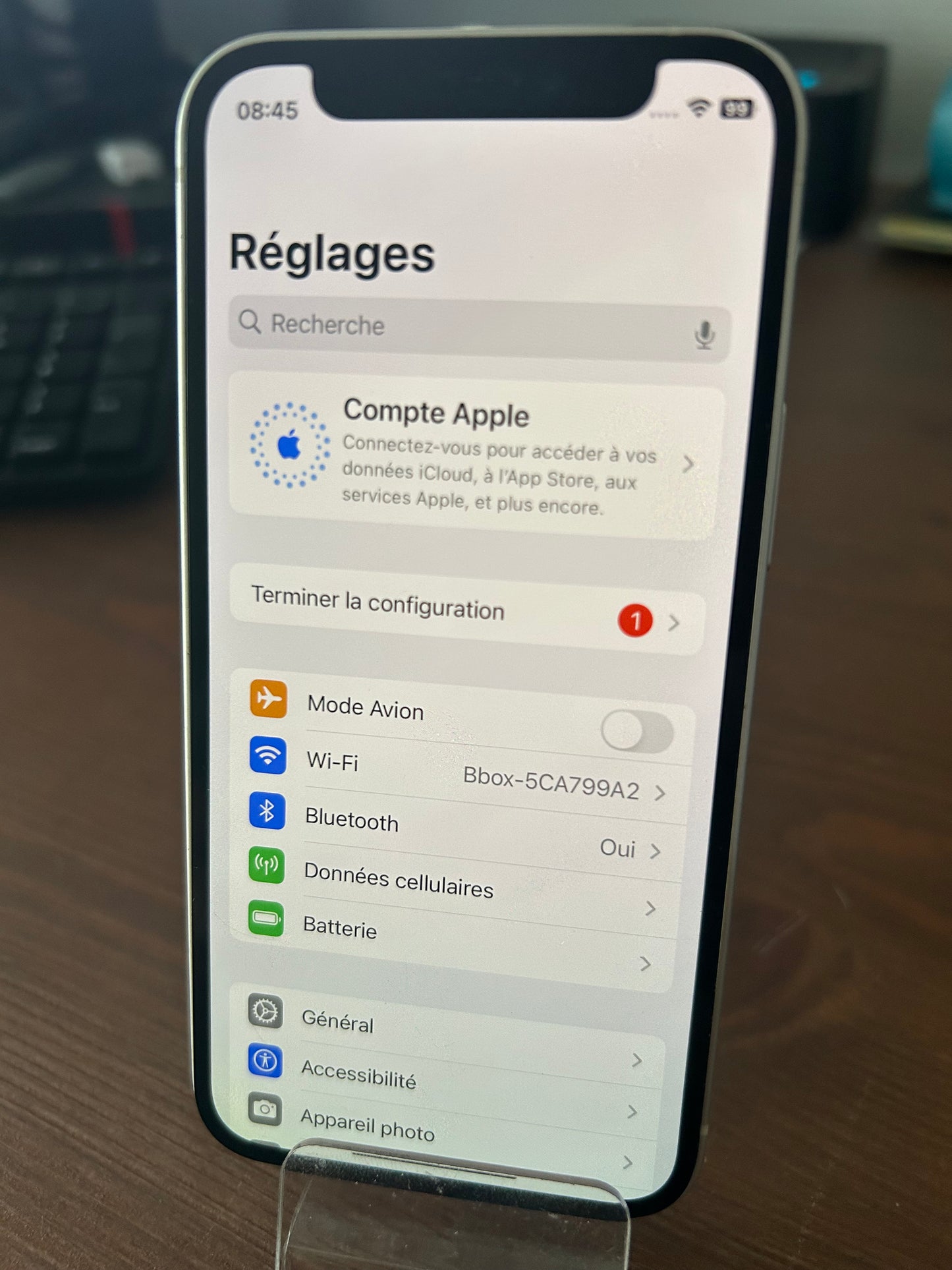 iPhone 12 Mini Blanc 128 Go – Très Bon État, Débloqué, Batterie 100 %, iCloud Supprimé