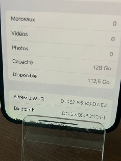 iPhone 12 Mini Blanc 128 Go – Très Bon État, Débloqué, Batterie 100 %, iCloud Supprimé