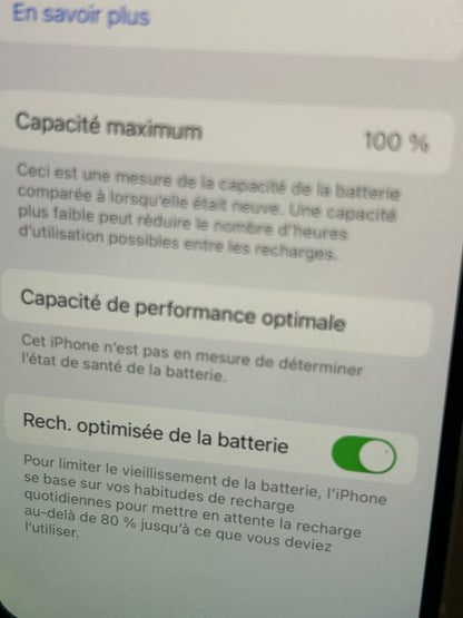 iPhone 12 Mini Blanc 128 Go – Très Bon État, Débloqué, Batterie 100 %, iCloud Supprimé