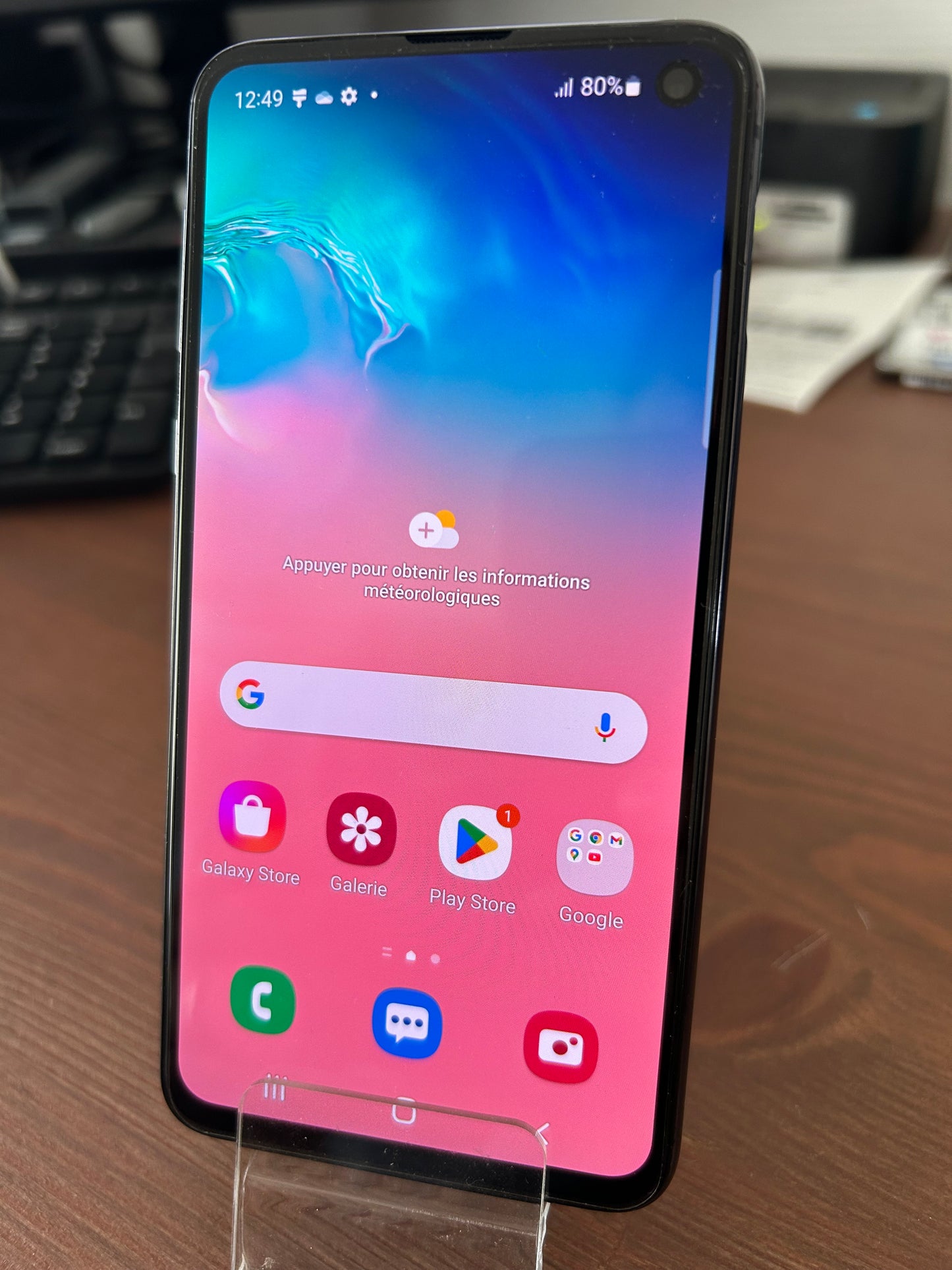 Samsung Galaxy S10e Blanc 128 Go – Très Bon État, Débloqué, Écran Impeccable, Compte Google Supprimé