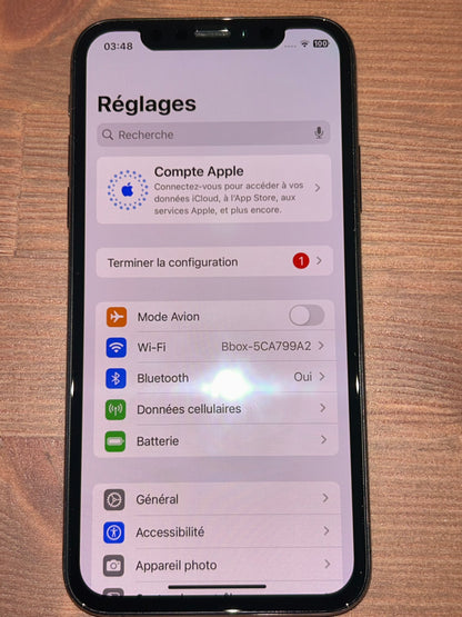 iPhone XS Gris Sidéral 256 Go – Très Bon État, Débloqué, Batterie 100 %, iCloud Supprimé