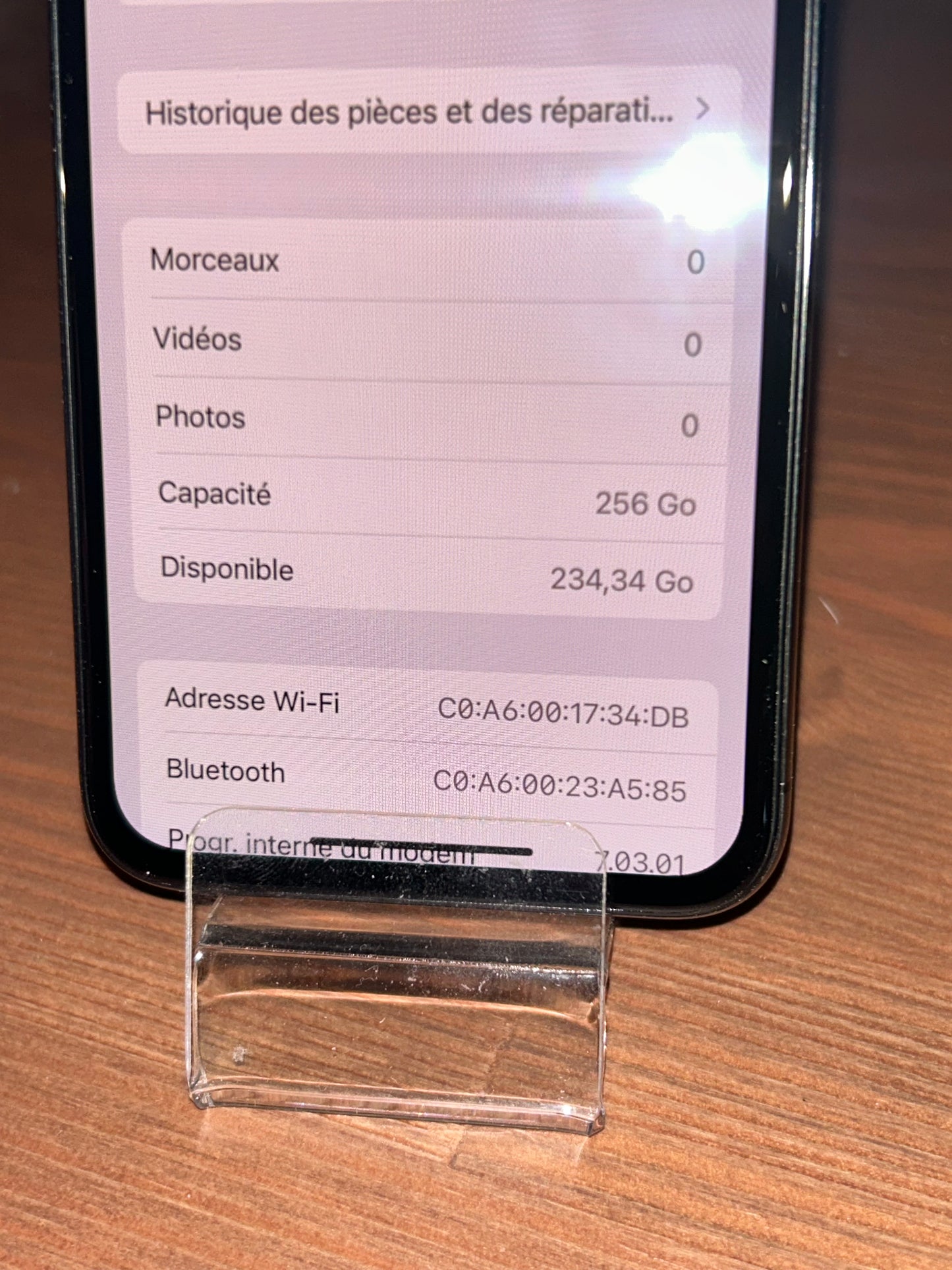 iPhone XS Gris Sidéral 256 Go – Très Bon État, Débloqué, Batterie 100 %, iCloud Supprimé