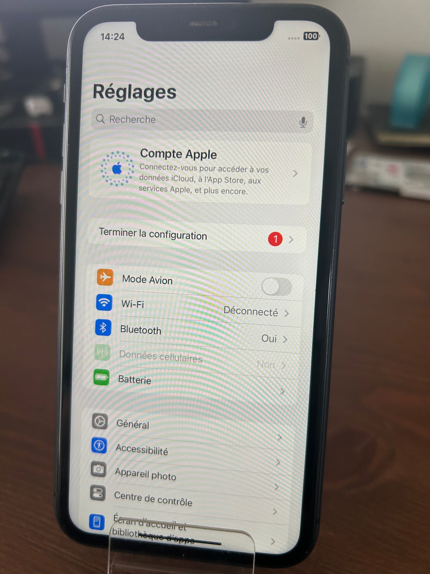iPhone 11 Noir 128 Go – Bon État, Batterie Neuve, Débloqué, iCloud Supprimé