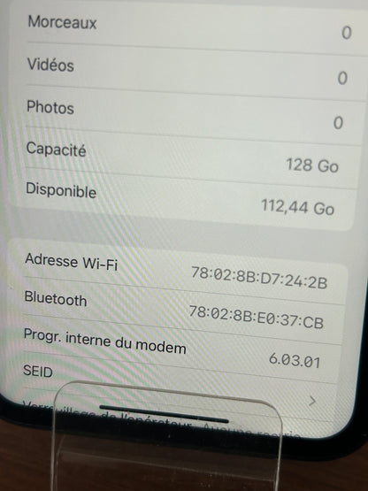 iPhone 11 Noir 128 Go – Bon État, Batterie Neuve, Débloqué, iCloud Supprimé