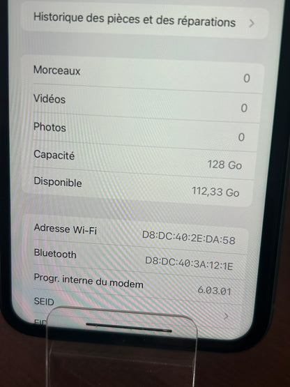 iPhone Vert 128 Go – Très Bon État | Batterie Neuve, Débloqué Tout Opérateur, Câble Inclus