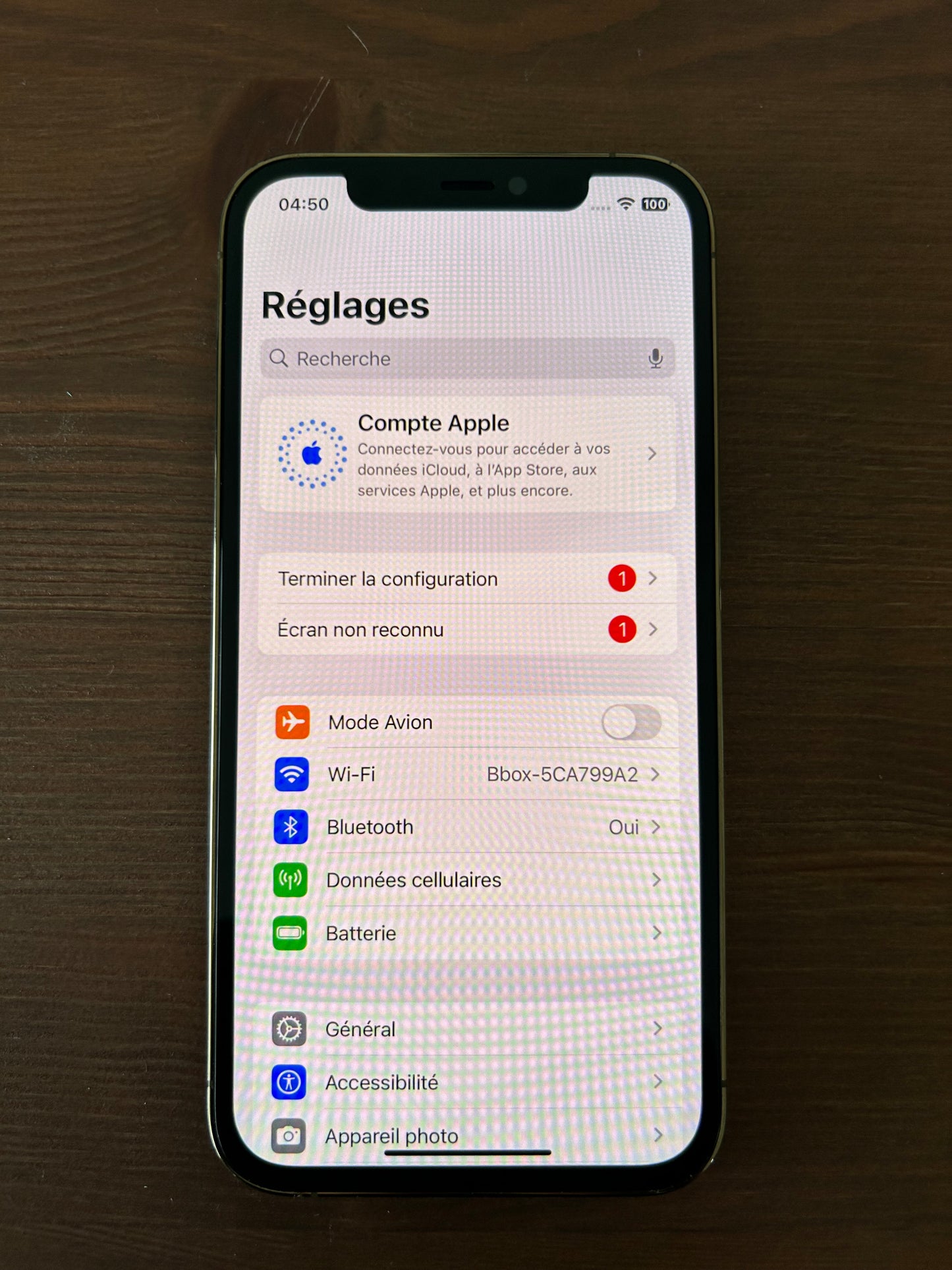 iPhone 12 Pro Argent 128 Go – Très Bon État, Batterie Neuve, Débloqué, Boîte Incluse