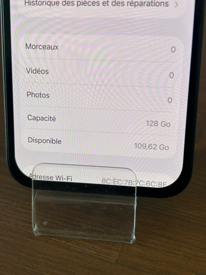 iPhone 12 Noir 128 Go – Très Bon État | Écran Neuf, Batterie Neuve, Débloqué Tout Opérateur
