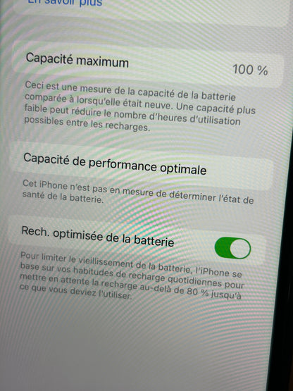iPhone 11 Noir 128 Go – Très Bon État | Écran d’Origine, Batterie Neuve, Boîte Incluse