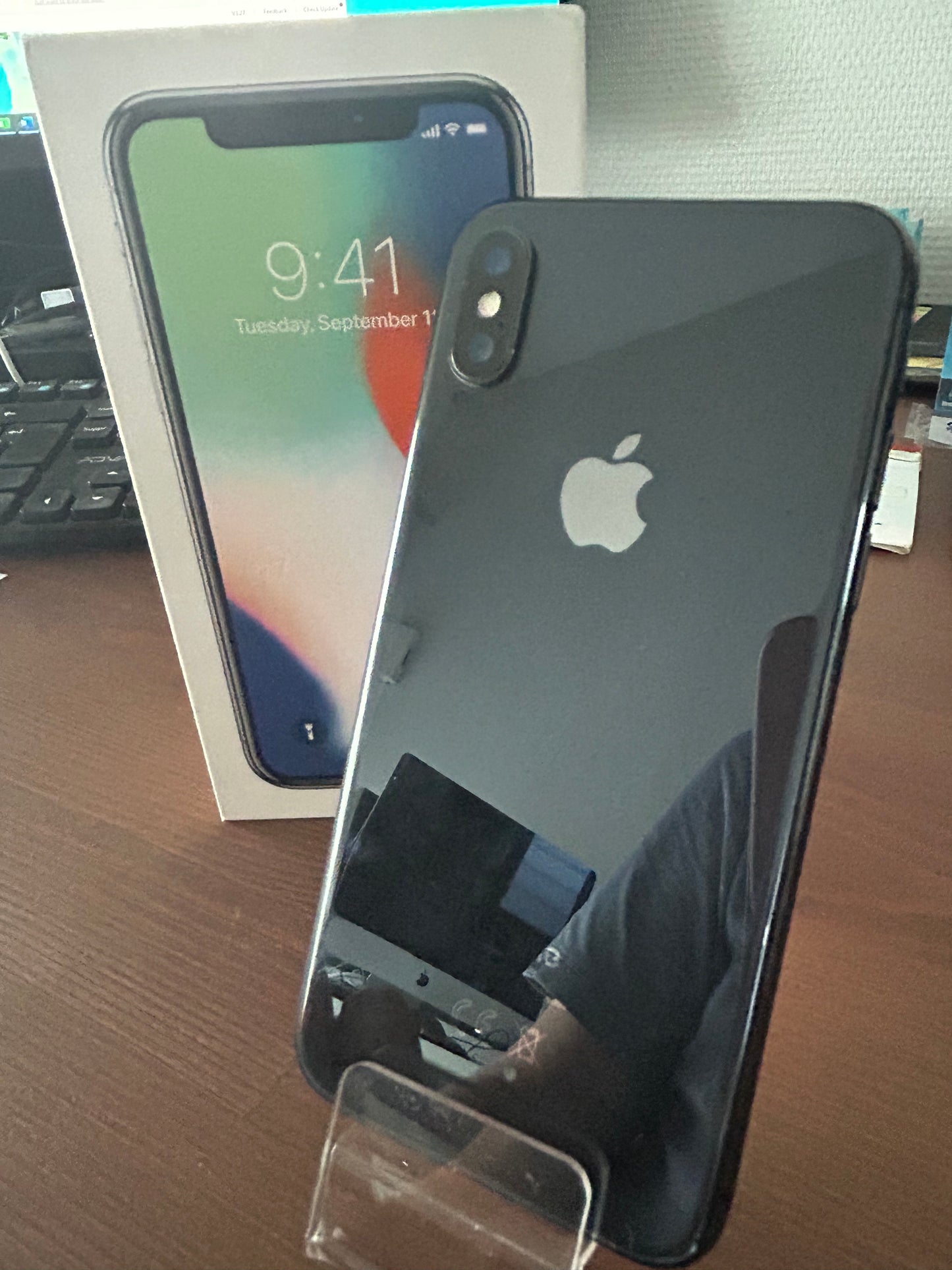 iPhone X Gris Sidéral 256 Go – Très Bon État | Batterie Neuve, Boîte Incluse, Débloqué Tout Opérateur