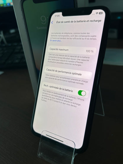 iPhone X Gris Sidéral 256 Go – Très Bon État | Batterie Neuve, Boîte Incluse, Débloqué Tout Opérateur