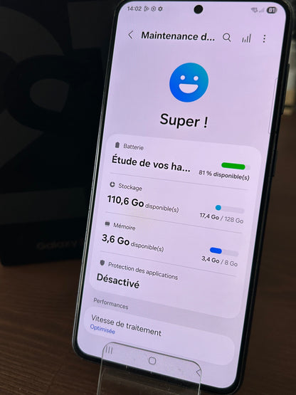 Samsung Galaxy S21 5G Noir 128 Go – Très Bon État | Débloqué Tout Opérateur